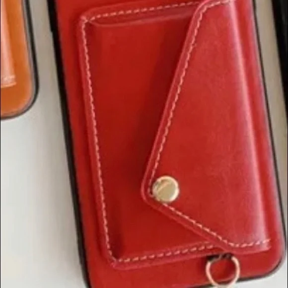 iPhone 12 Pro Leather Case with Card Slot - Picture 3 of 4